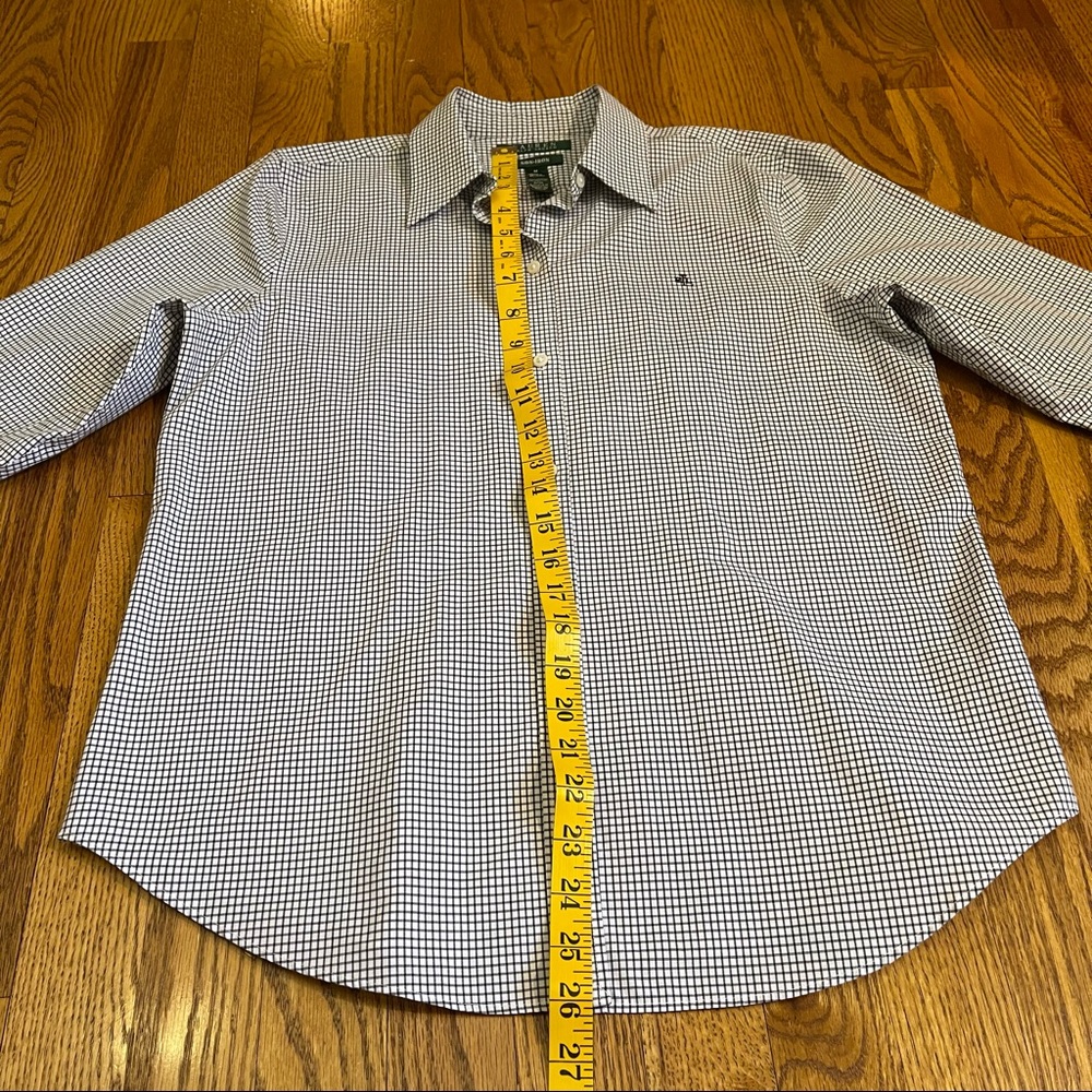 LRL Non Iron 3/4 Sleeve Button Down Shirt - Picture 9 of 11